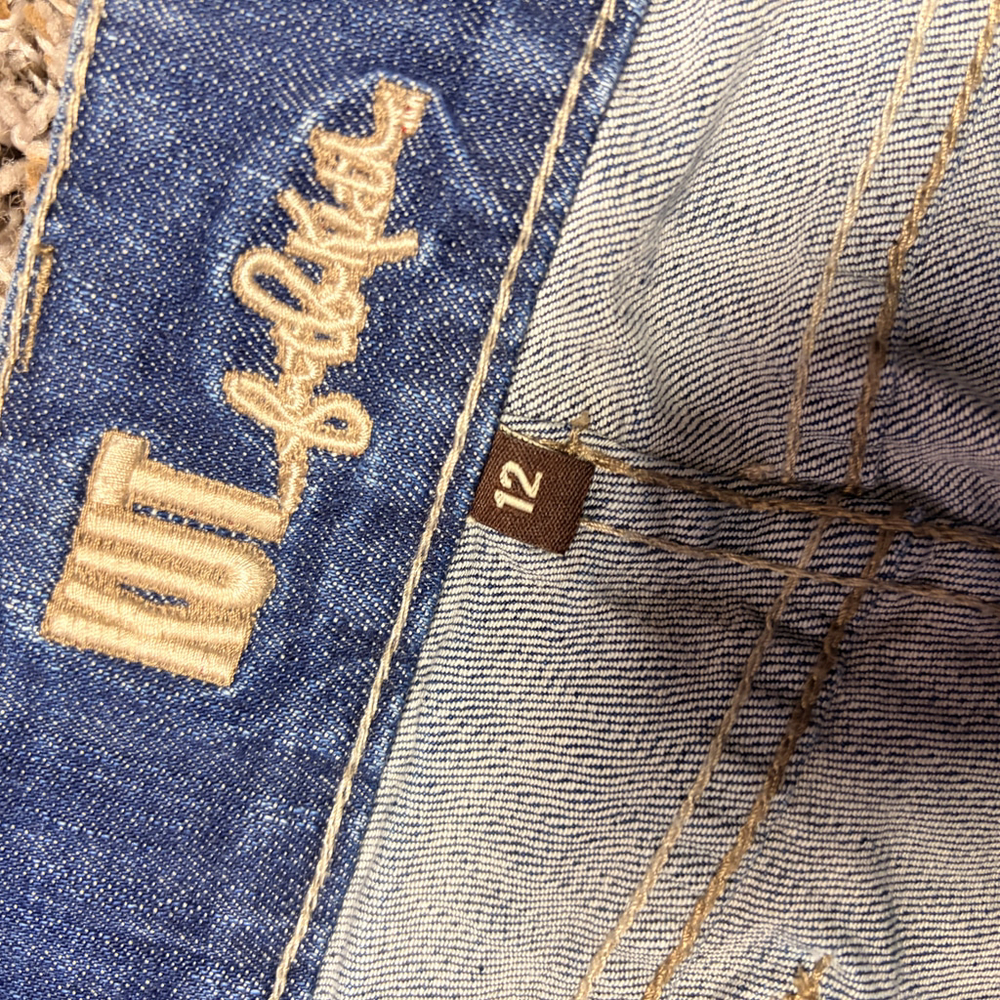 Women's KUT from the Kloth Blue Boot Cut Jeans Size 12 - Picture 5 of 6